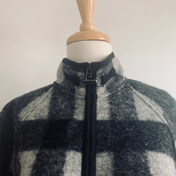 Banana Republic Heritage Black Plaid Cape XS/S - Picture 2 of 10